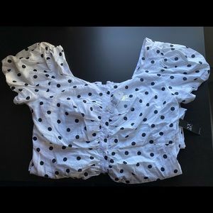 NY&C B&W Polka Dot Dress